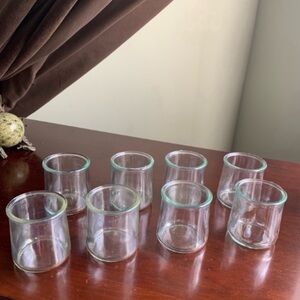 Set of 8 La Fermiere Clear Pots